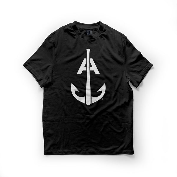 Classic Anchor Tee (Black) ANCHOR BAT CO
