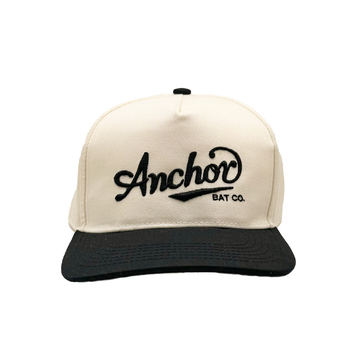 PREORDER - Anchor Jersey Hat in Beige/Black