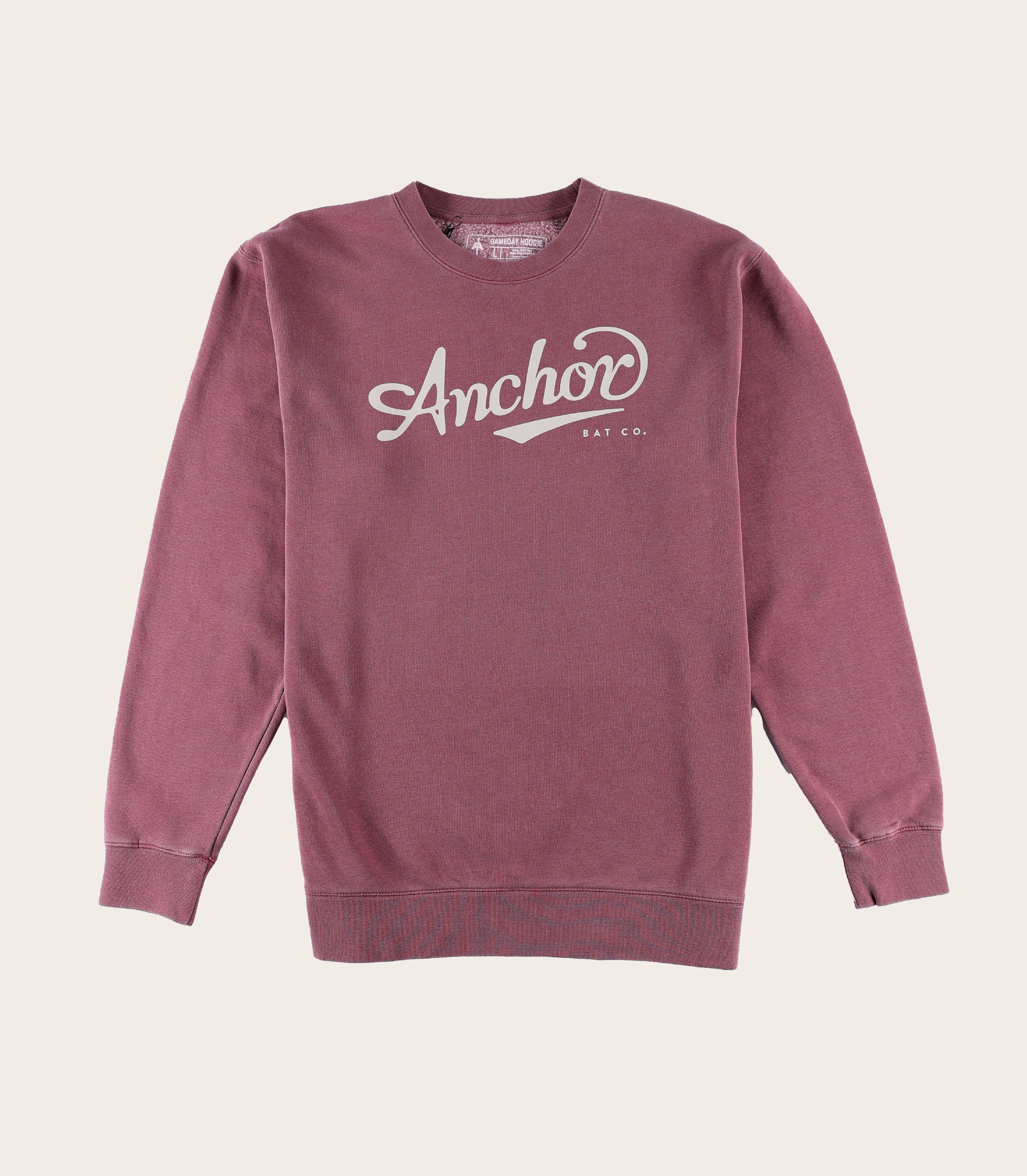 Jersey Script Crewneck