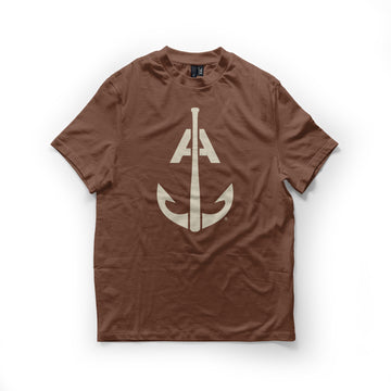 Classic Anchor Tee (Chestnut)